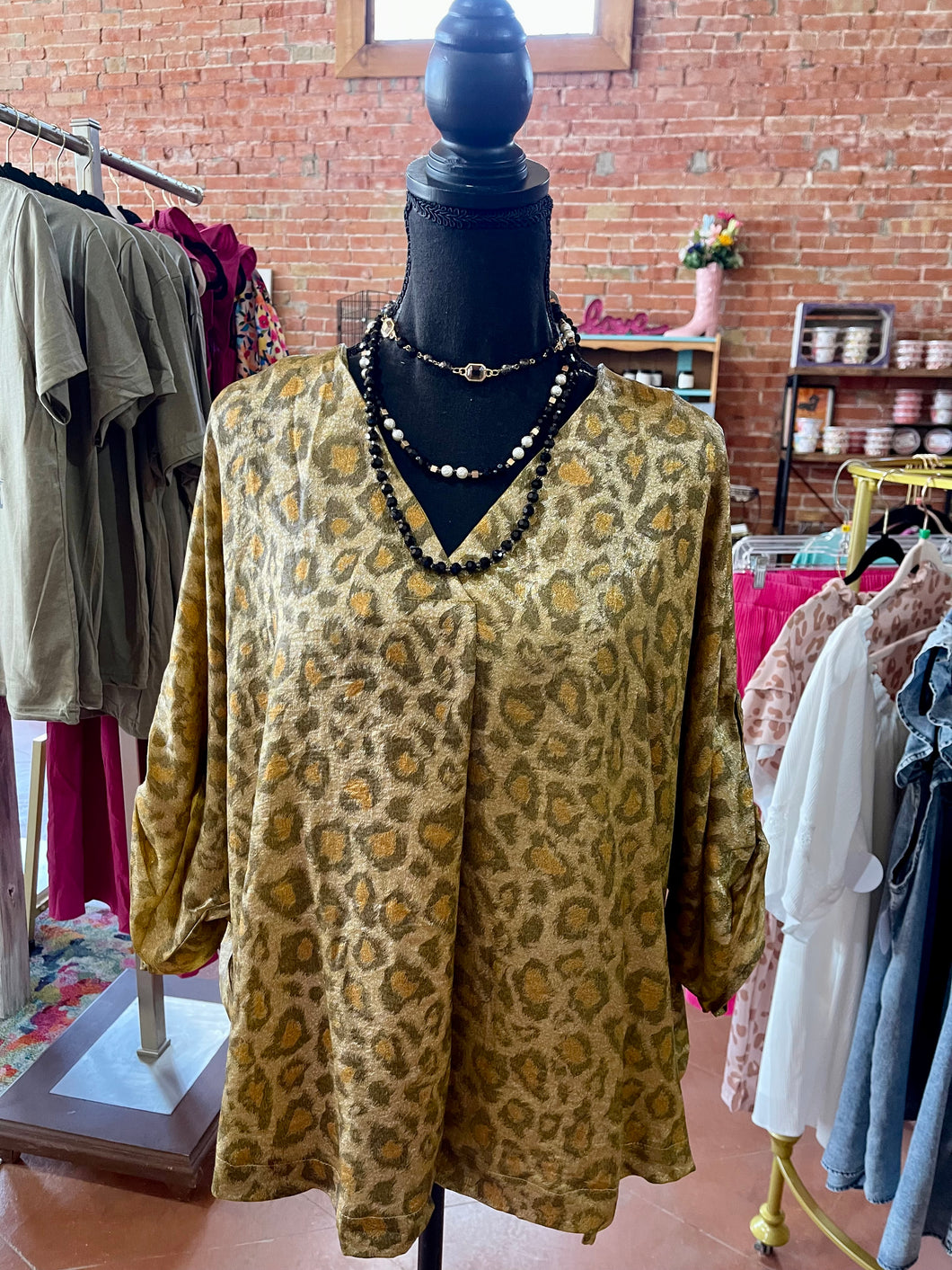 Wild Ambition Leopard Top