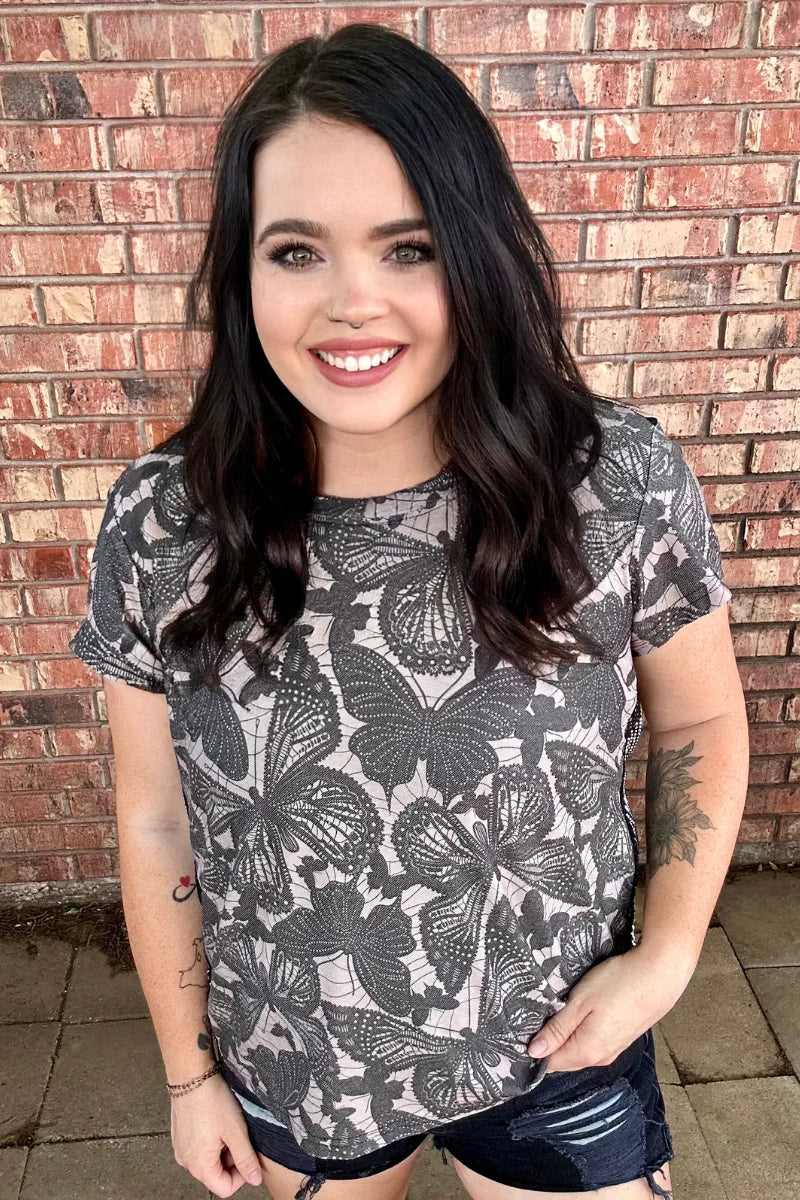 Love is like a Butterfly Top