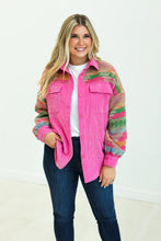 Load image into Gallery viewer, Pink Aztec Shacket
