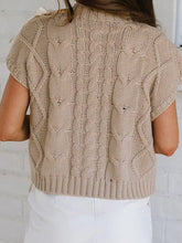 Load image into Gallery viewer, Bow Knit Blouse in Taupe
