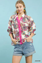 Load image into Gallery viewer, Pink Paisley Top
